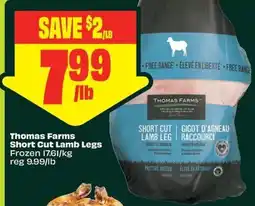 FreshCo Thomas Farms Short Cut Lamb Legs offer