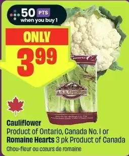 FreshCo Cauliflower Romaine Hearts offer