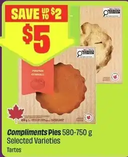 FreshCo Compliments Pies offer