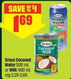 FreshCo Grace Coconut Water or Milk offer