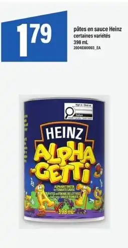 Maxi Heinz alpha getti offer