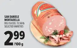 Metro San daniele mortadella offer