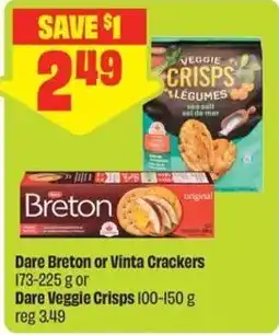 FreshCo Dare Breton or Vinta Crackers offer