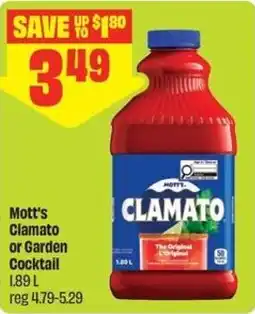 FreshCo Mott's Clamato or Garden Cocktail offer