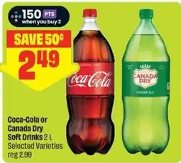 FreshCo Coca-Cola or Canada Dry Soft Drinks offer