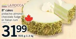 Fortinos La rocca 8" cakes offer