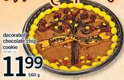 Fortinos decorated chocolate chip cookie offer