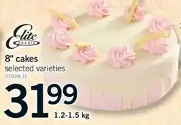 Fortinos Elite sweets 8" cakes offer