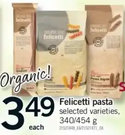 Fortinos Felicetti pasta offer