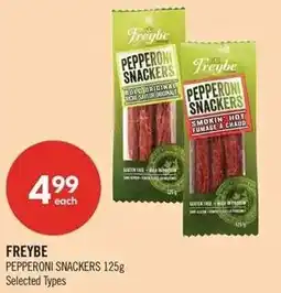 Shoppers Drug Mart Freybe pepperoni snackers offer