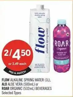 Shoppers Drug Mart Flow alkaline spring water offer