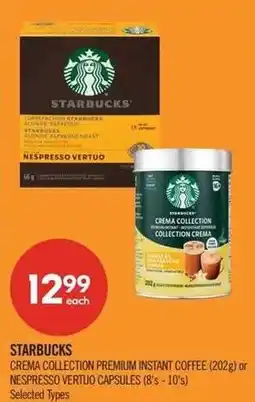 Shoppers Drug Mart Starbucks crema collection premium instant coffee offer