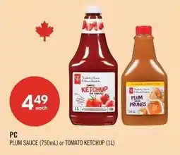 Shoppers Drug Mart PC plum sauce or tomato ketchup offer