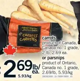 Fortinos carrots offer