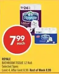 Shoppers Drug Mart Royale bathroom tissue offer