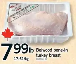 Fortinos Belwood bone-in turkey breast offer