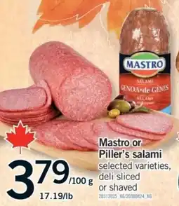 Fortinos Mastro salami offer