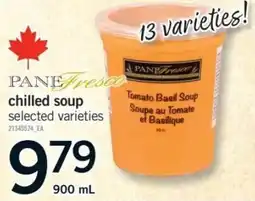 Fortinos Pane fresco chilled soup offer