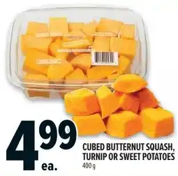 Metro Cubed butternut squash, turnip or sweet potatoes offer