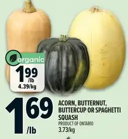 Metro Acorn, Butternut, Buttercup or Spaghetti Squash offer