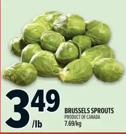 Metro Brussels sprouts offer