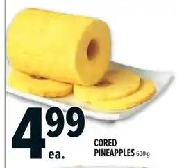 Metro Cored pineapples offer