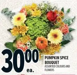 Metro Pumpkin spice bouquet offer
