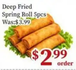 Nations Fresh Foods Deep Fried Spring Roll 5pcs offer