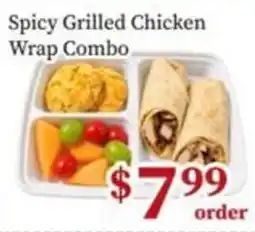 Nations Fresh Foods Spicy Grilled Chicken Wrap Combo offer