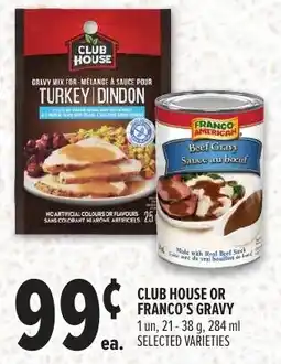 Metro Club House or Franco's gravy offer