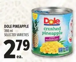 Metro Dole crushed pineapple offer
