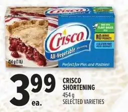 Metro Crisco shortening offer