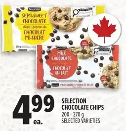 Metro Selection chocolate chips offer
