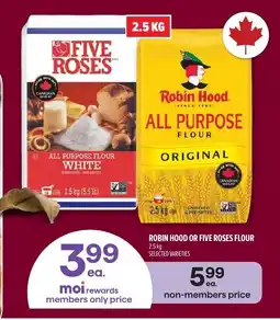 Metro Robin Hood or Five Roses flour offer