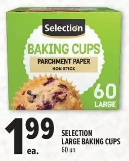 Metro Selection large baking cups offer