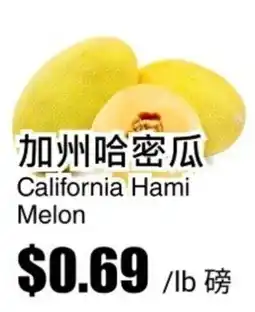 Rice World Supermarket California Hami Melon offer
