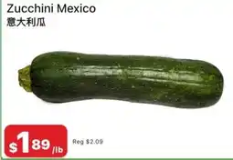 Chong Lee Market Zucchini Mexico offer