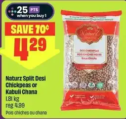 FreshCo Naturz Split Desi Chickpeas or Kabuli Chana offer