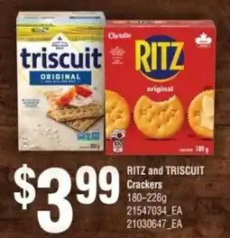 Fortinos Ritz and Triscuit Crackers offer