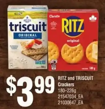 Fortinos Ritz and Triscuit Crackers offer
