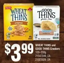 Fortinos Christie wheat thins and good thins crackers offer