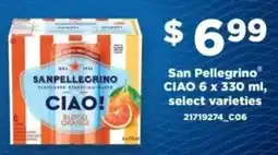 Fortinos San Pellegrino Ciao offer