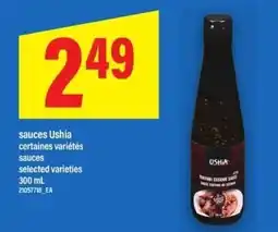 Maxi Ushia sauces offer