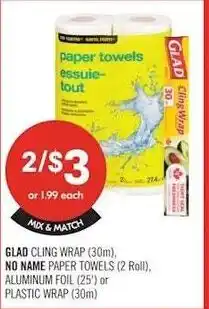 Shoppers Drug Mart Glad cling wrap offer