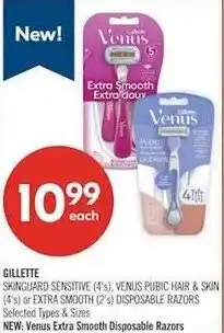 Shoppers Drug Mart Gillette Venus Extra Smooth Disposable Razors offer