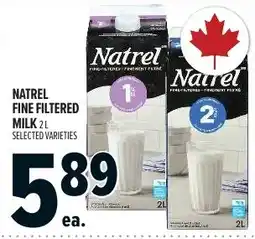 Metro Natrel fine filtered milk offer