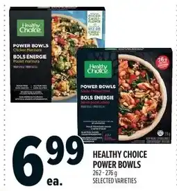 Metro Healthy Choice Power Bowls offer