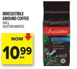 Metro Irresistible ground coffee offer