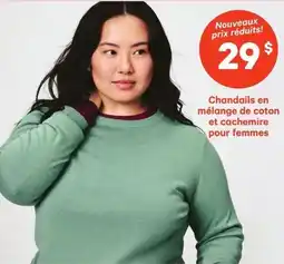 Maxi Chandails en mélange de coton et cachemire pour femmes offer