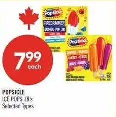Shoppers Drug Mart Popicks ice pops offer